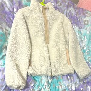 No Boundaries Cream Sherpa Ski Jacket